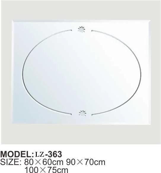 Hot-Sale Customized Bathroom Sliver Mirror Frameless Rectangle Glass