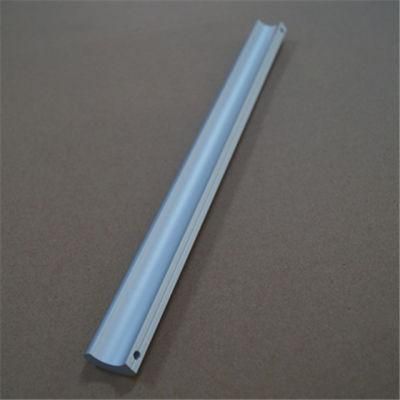 Aluminium Cabinet Handle CNC Processing Silver Sand Blast Anodizing