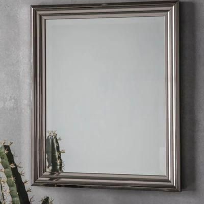 Medieval Large Rectangle Wall-Mounted Hanging Decorative Bathroom&Living Room PS Material Vanity Mirror