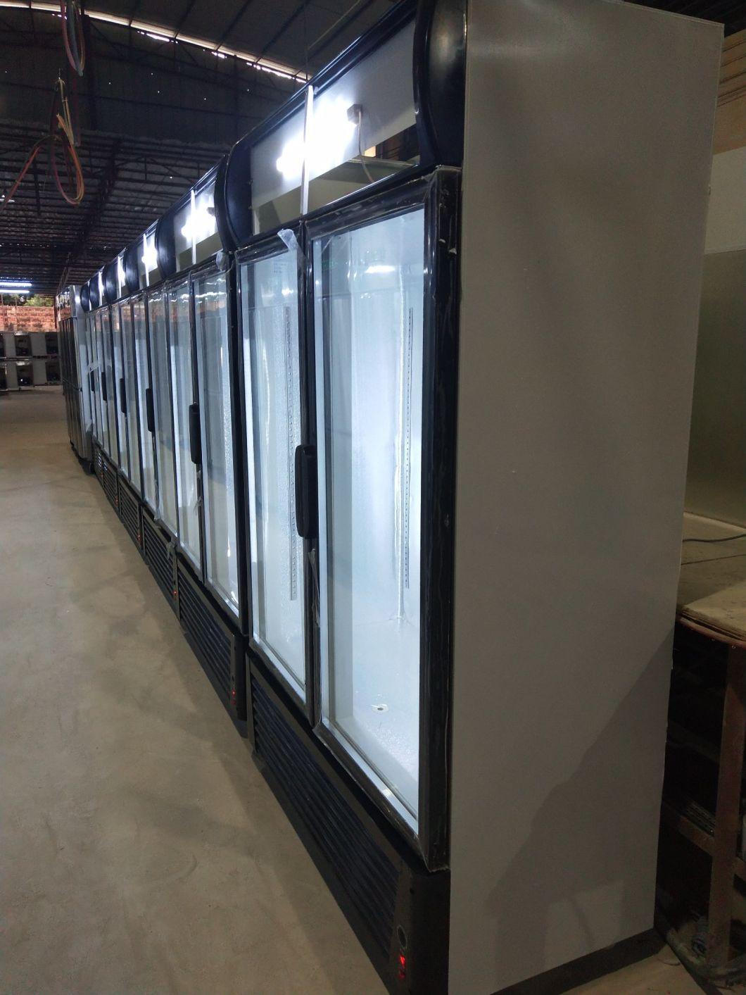 Commercial Display Glass Door Frozen Showcase
