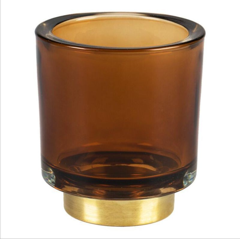 Vss Luxurious Thick Wall Tealight Glass Candle Holder for Home Decoration