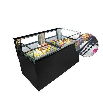 Commercial Glass Drawer Chocolate Rfrigerator Showcase