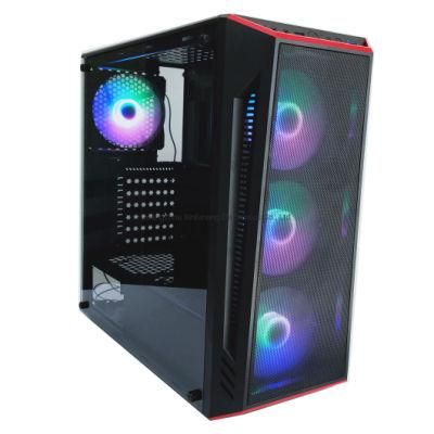 Iron Mesh Front Panel Computer Cabinet for Gaming