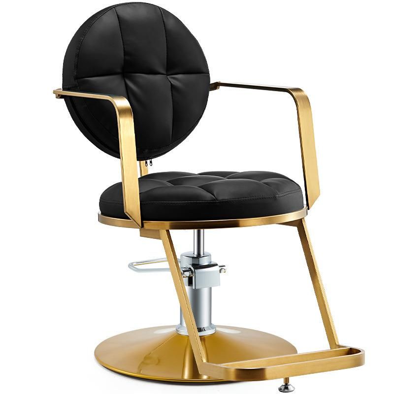 Hl-7248A Salon Barber Chair for Man or Woman with Stainless Steel Armrest and Aluminum Pedal