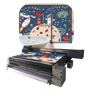 Ntek 3321r Hybrid UV Printer LED Printing on Wood Digital 3D Printer