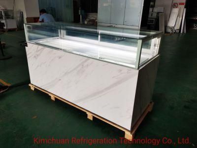 Jewelry Cabinet Drawer Chiller Showcase Chocolate Chiller Display with Storage Room