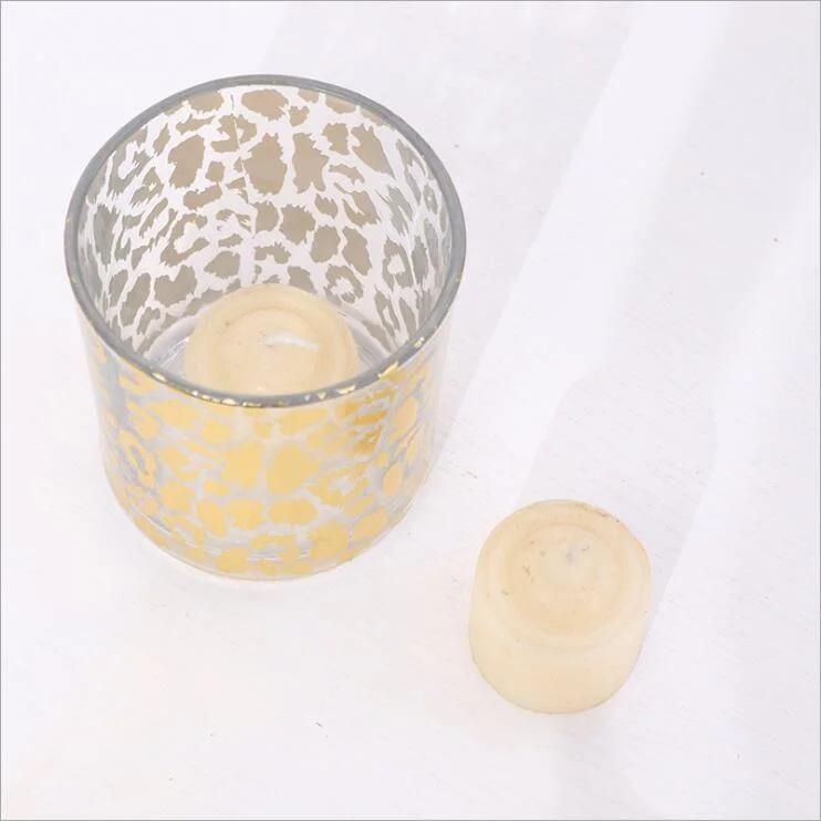 New Design Glass Candle Jar Christmas Votive Candle Holder