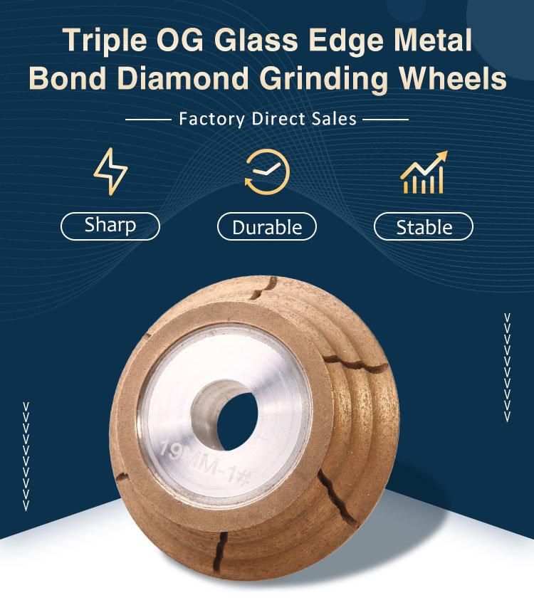 Peripheral Segmented Diamond Grinding V Wheel