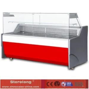 Rectangle Swing Glass Service Counter Showcase for Supermarket Bss-2090rg