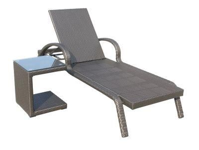 PE Rattan Wicker Pool Sun Lounger Outdoor Furniture