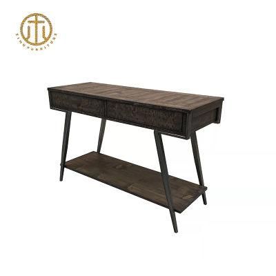 Durable Concise Style Hard Oak Solid Wood Coffee Table Side Table Tea Table for Living Room