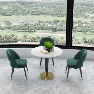 Luxury Negotiation Table Simple Marble Reception Table Small Round Table