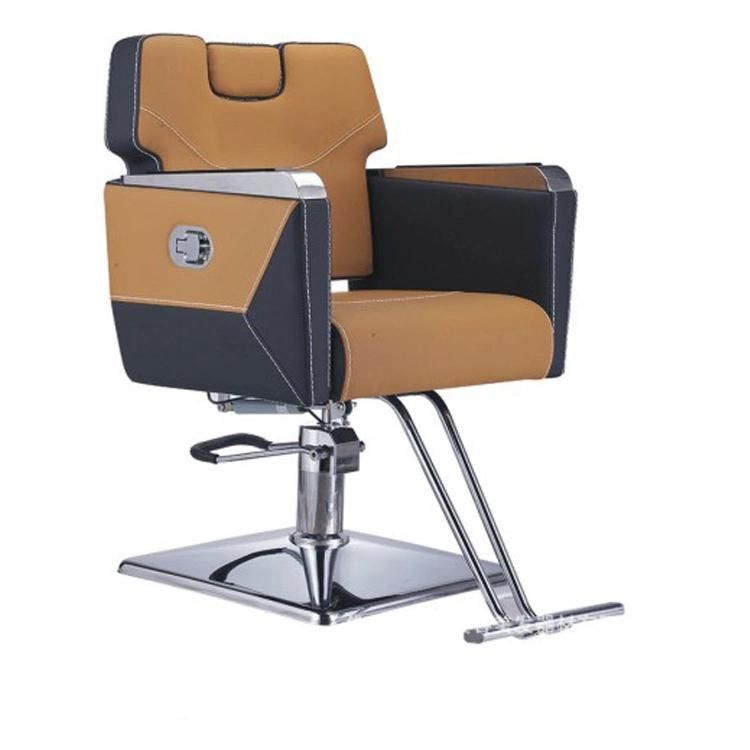 Hl-1098 Salon Barber Chair for Man or Woman with Stainless Steel Armrest and Aluminum Pedal