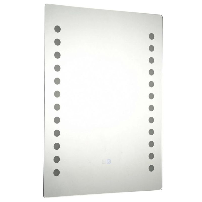 Hotel Wholesale Modern 500 X 700mm Lighted Wall Mounted Bathroom Mirror with Lights and Dimmer