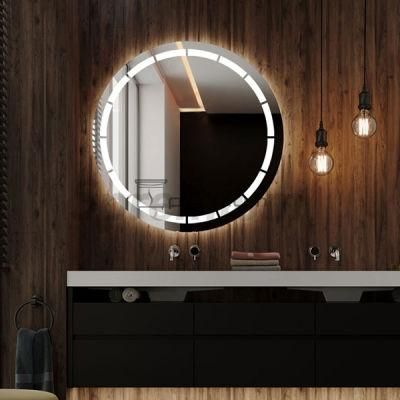 Wholesale Luxury Home Decorative Smart Mirror Wholesale LED Bathroom Backlit Wall Glass Vanity Mirror Round LED Wall Mirror Dimmable