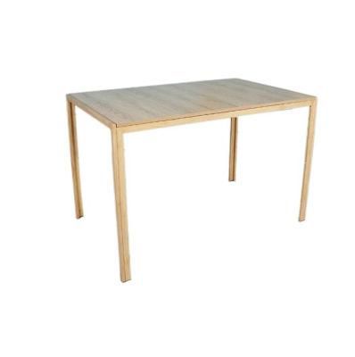 China Factory Wholesale Minimalist Modern Style Design Square Desk Study Home MDF Top Dining Table