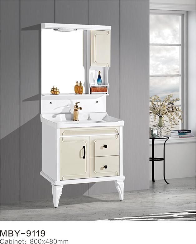 Floor PVC Bathroom Cabinet with Good Price