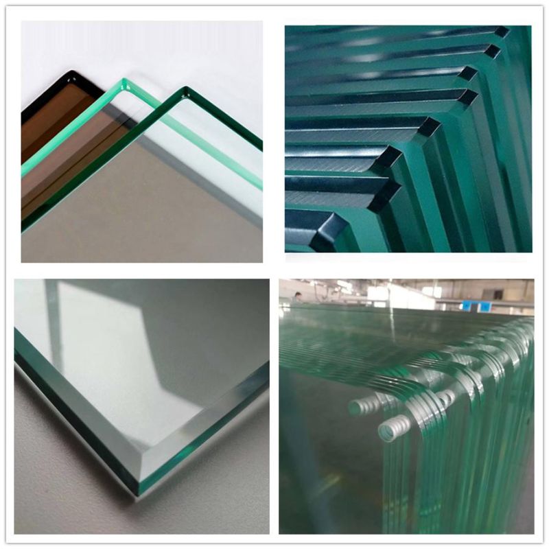 Polished Edge Clear Plate Glass Used for Furniture