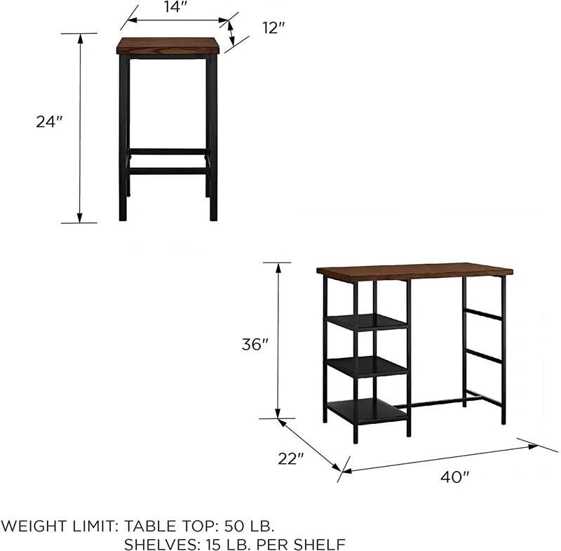 Classic Small Space Rectangular Wooden Dining Table