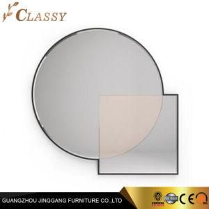 Home Hotel Bathroom Cosmetic Circle Mixed Square Mirror with Stainless Steel Frame