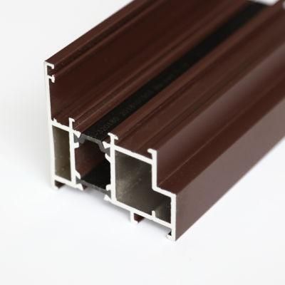 6063-T5 Aluminium Alloy Extrusion Profiles of Windows and Doors