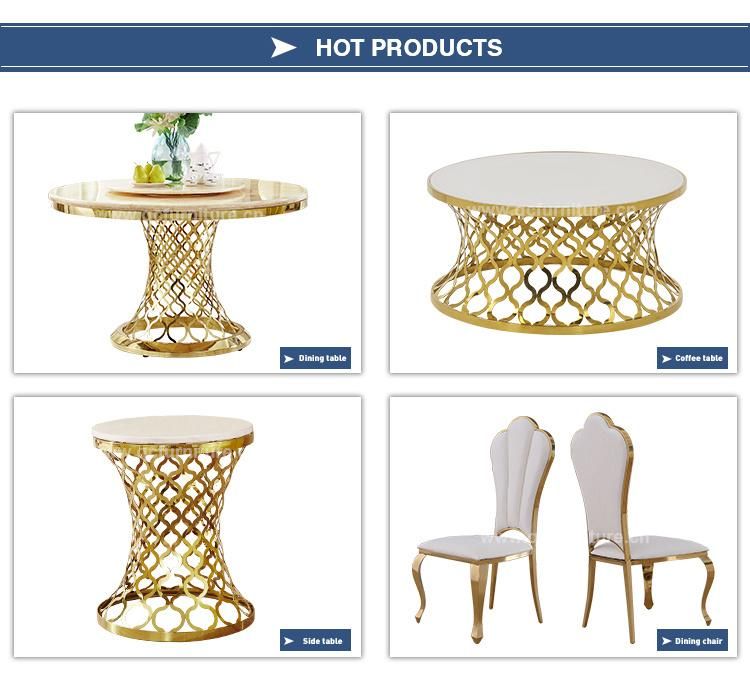 Round Dining Table Sets Used for Dining Room and Restaurant