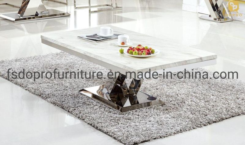 Modern New Hotel Furniture Stainless Steel Dining Table and Chair Sets -D21