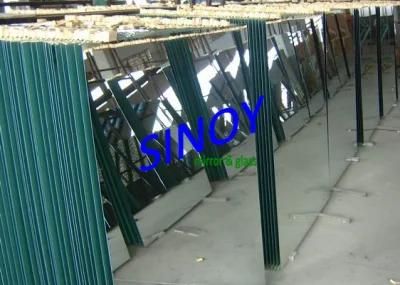 Sinoy 2mm to 6mm Double Coated Float Glass Aluminium Mirror Glass, From Magnetron Sputtering Coating Line