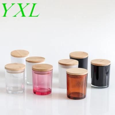 Glass Transparent Candle Cup Candle Holder Simple Style Candle Container Transparent Glass Candle Cup Candle Holder