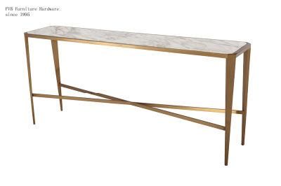 Modway Furniture Pipe Stainless Steel Console Table for Sale