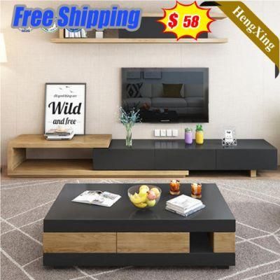 Modern Hotel Home Bedroom Wooden TV Stand Cabinet Living Room Furniture Coffee Table
