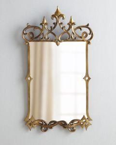 Hotel High Quality Frame Gold Floor Stand Dressing Mirror