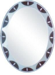 Oval-Shaped Diamond Bathroom Mini Mirror Non-Customized Wholesales