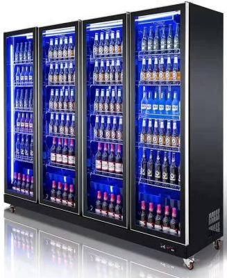 Multi-Usage Supermarket Merchandise Fan Cooling Display Fridge Freezer Beverage Showcase