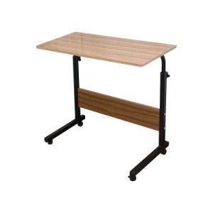 Wholesale Furniture Tiger Wood Grain Adjustable Height Mobile Home Desk Modern Simple Computer Desk