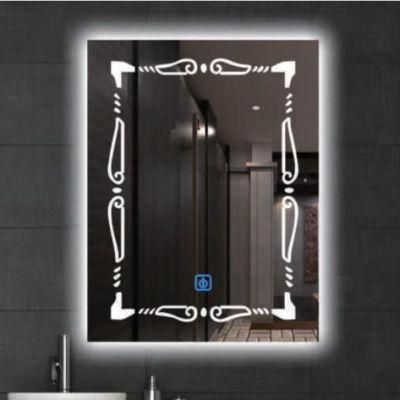 2021 European Design Wall Mirror Hotel Bathroom Makeup LED Light Cosmetic Glass Furniture Mirror