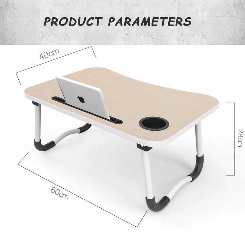 Foldable Laptop Table Superjare Bed Desk Wooden Study Table for Kids