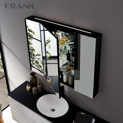 Bathroom Mirror Anti-Fog Wall Mounted Mirror Cabinet with Light