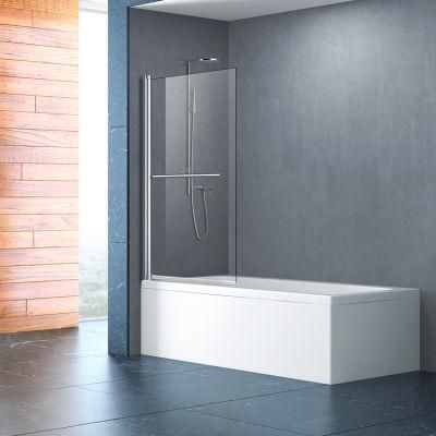 6mm Wall-Mounted Pivot Glass Bathtub Shower Screen