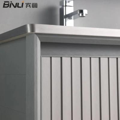 Aluminum Tempered Glass Waterproof Vanity Bathroom Mirror Cabinet