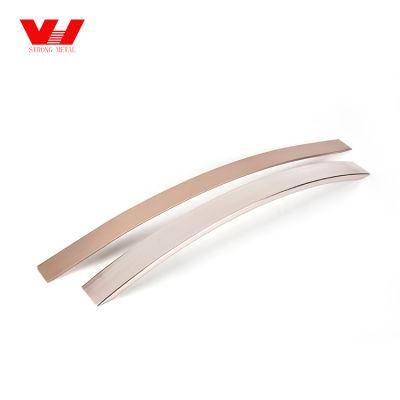 OEM Rose Gold Color Anodized Aluminium Handle