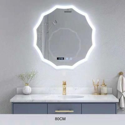 Home Decor Smart LED Mirror Bathroom Make-up Wholesale Frameless Glass Mirrors