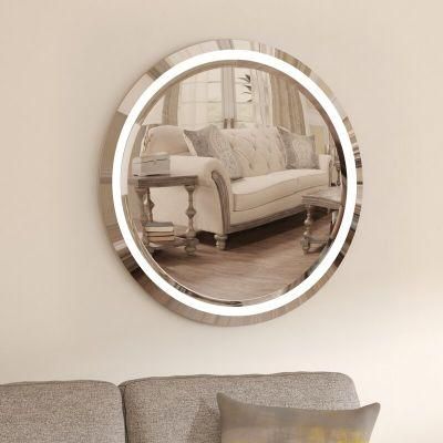 Bathroom Vanity Makeup Illuminated Wall Mounted Frameless LED Mirror with Anti Fog Dimmer Touch Switch
