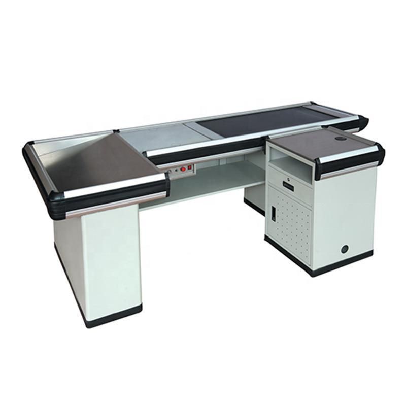 Store Cashier Desk Supermarket Cash Counter Table for Shop