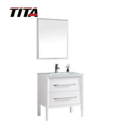 Tempered Glass MDF Bathroom Furniture TM8354