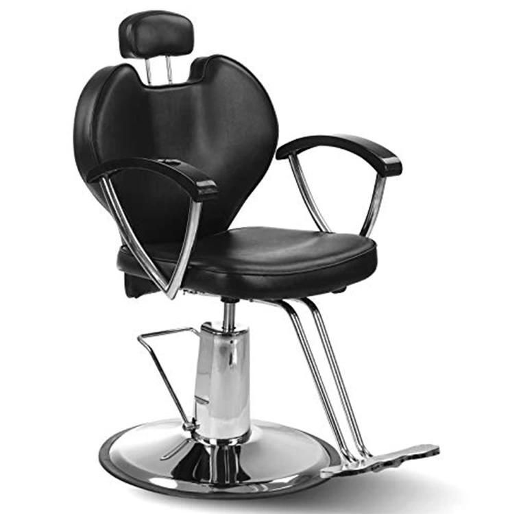 Hl-1161 Salon Barber Chair for Man or Woman with Stainless Steel Armrest and Aluminum Pedal