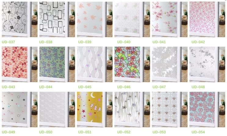 Moi Factory Directly PVC Adhesive Window Sticker Glass Decorative Film