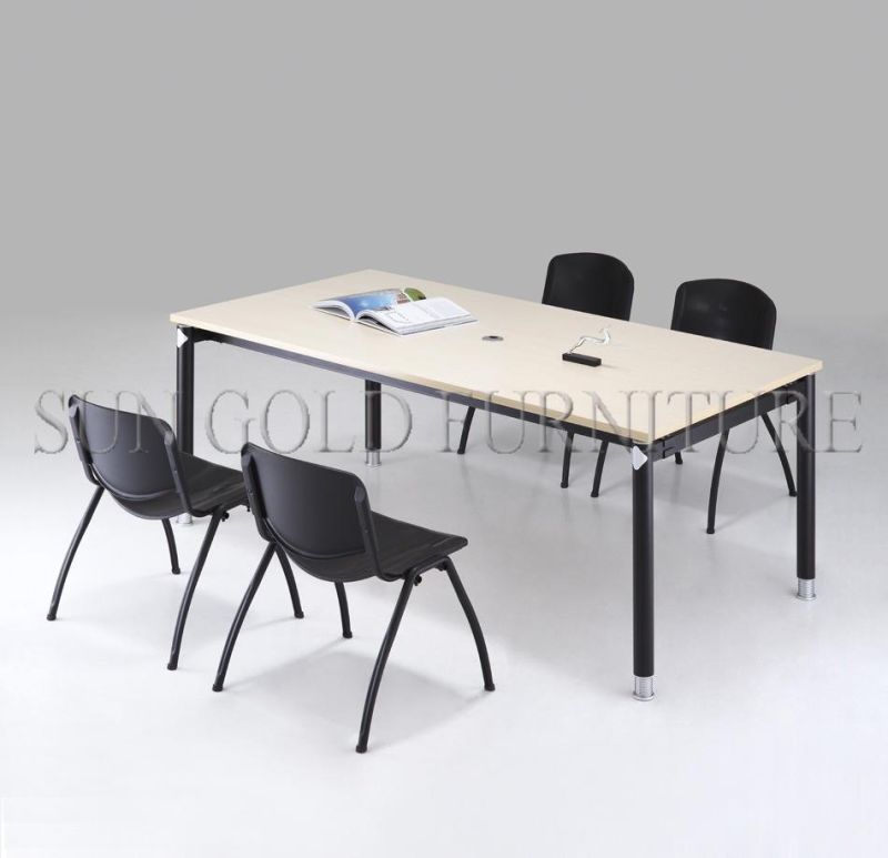 Hot Sale Black Office Small Conference Table (SZ-MT095)