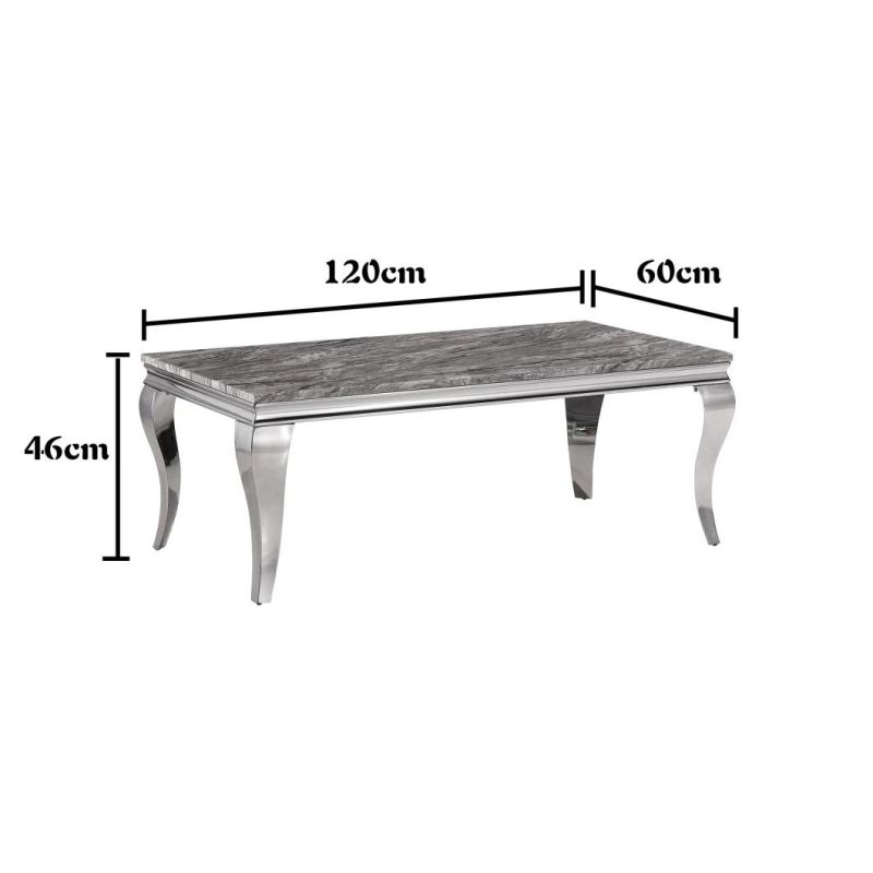 Contemporary Hot Sale Home Furniture European Top Grain Glass Dining Room Coffee Table