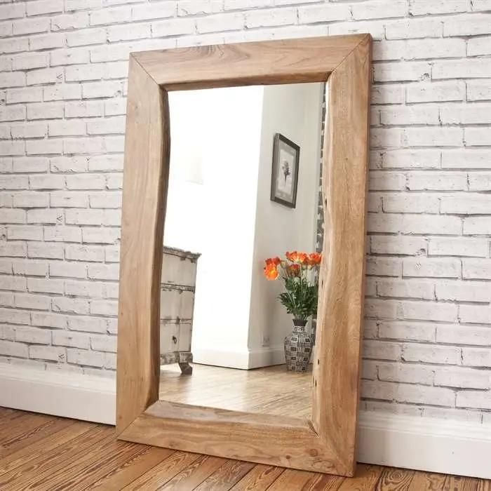 Wholesale Wall Hanging Wood Frame Dressing Mirror